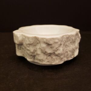 Bareuther Waldsassen Bavaria White Porcelain Ashtray Ernst Fenzl Silvana Vintage